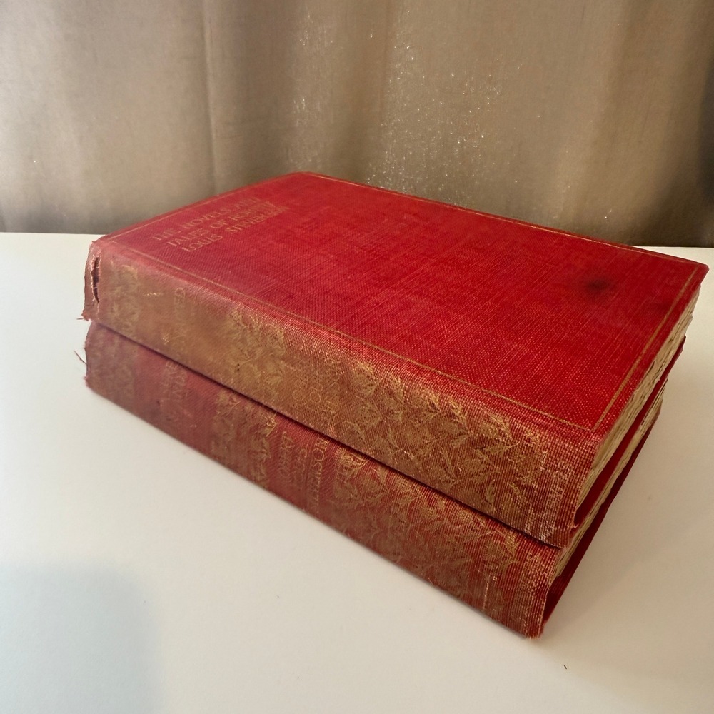 1895 Robert Louis Stevenson Treasure Island & Kidnapped Scribner's 2 Vol Set
